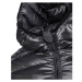 Champion HOODED JACKET Pánska prešívaná bunda, tmavo sivá, veľkosť