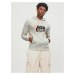 Men's Cream Hoodie Jack & Jones Map - Men's