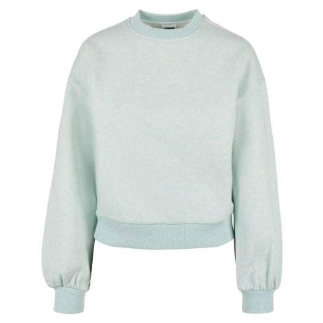 Women's oversized color Melange Crewneck aqua melange Urban Classics