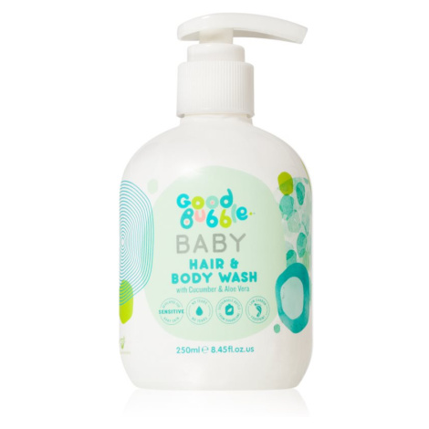 Good Bubble Baby Hair & Body Wash umývacia emulzia a šampón pre citlivú pokožku pre deti od naro