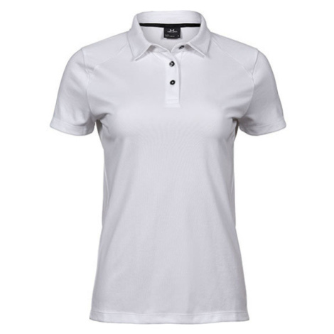 Tee Jays Dámske funkčné polo tričko - väčšej veľkosti TJ7201X White