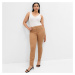 Kalhoty GAP Skinny Ankle Bistrech Pants Camel Hair