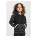 Boys' two-tone fake raglan hood with hood black/charcoal