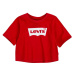 Detské tričko Levi's červená farba