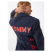 Tommy Jeans Prechodný kabát  červená / námornícka modrá