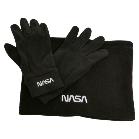 NASA fleece set black mister tee