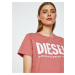 Ružové dámske tričko Diesel Sily-Ecologo