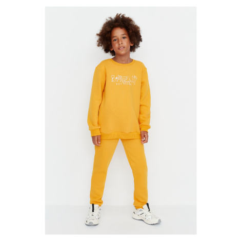 Trendyol Sweatsuit - Yellow - Regular fit