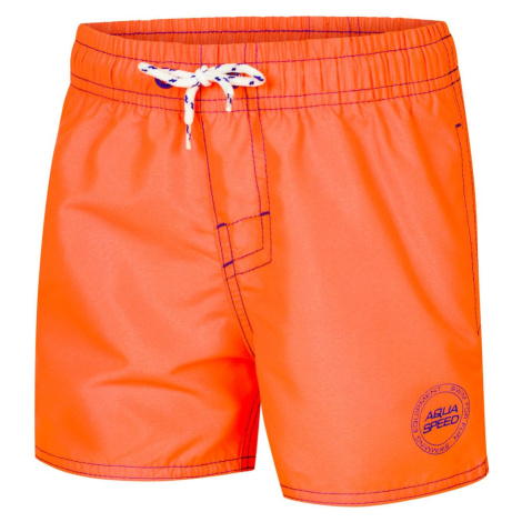 Oblečenie pre chlapcov AQUA SPEED AQUA_SPEED_Swimming_Shorts_Liam_Orange