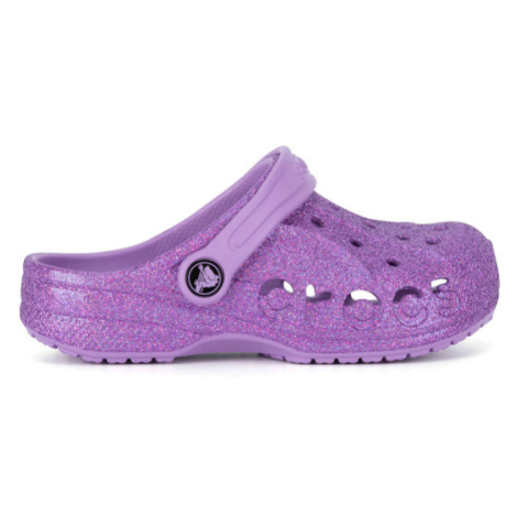 Crocs Šľapky BAYA GLITTER CLOG 207015-5PR Fialová