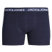 JACK & JONES Boxerky 'Friday'  modrá / kaki / burgundská / čierna