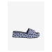 Blue Women's Patterned Slippers on the Tommy Hilfiger Platform - Women