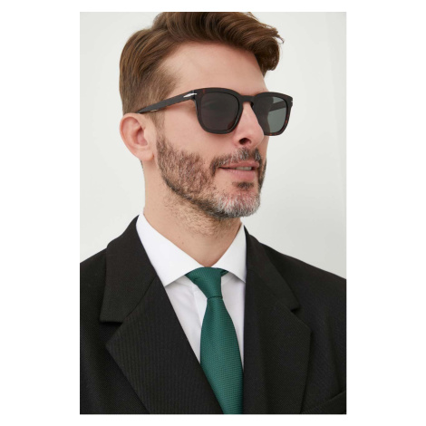 Slnečné okuliare David Beckham pánske, hnedá farba