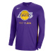 Nike Dri-FIT NBA Los Angeles Lakers Long-Sleeve Top - Pánske - Tričko Nike - Fialové - DN4615-50