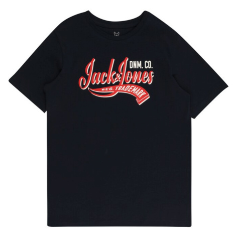 Jack & Jones Junior Tričko  námornícka modrá / červená / biela