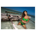 Swimwear Jennifer Bright Green-Nero M-408 Green