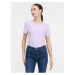 Svetlé fialové dámske tričko Guess