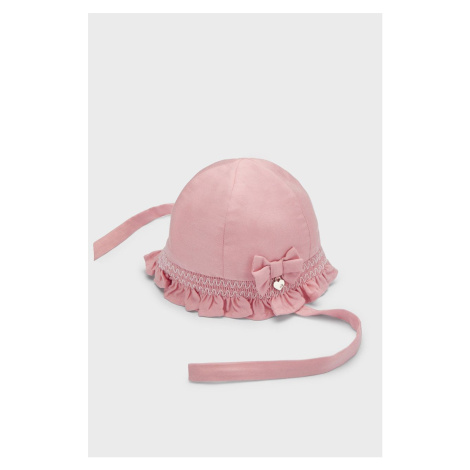 Detský klobúk Mayoral Newborn ružová farba,