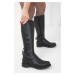 Soho Black Women's Boots 18341