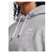 Sivá mikina Under Armour Essential Flc OS Hoodie