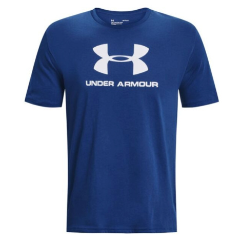 Under Armour SPORTSTYLE LOGO SS Pánske tričko, modrá, veľkosť