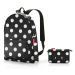 Reisenthel Mini Maxi Rucksack Dots White