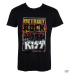 Tričko metal HYBRIS Kiss Detroit Rock City Čierna
