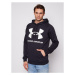 Under Armour Mikina Ua Rival Fleece Big Logo 1357093 Čierna Loose Fit