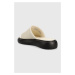 Kožené šľapky Vagabond Shoemakers BLENDA dámske, béžová farba, na platforme, 5519.101.02