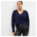 Svetr GAP V Neck Sweater Navy Uniform