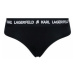 KARL LAGERFELD Súprava 2 kusov klasických nohavičiek 211W2125 Čierna