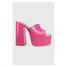 Šľapky Steve Madden Trixie dámske, ružová farba, na podpätku, SM11002169