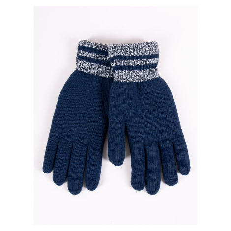 Yoclub Man's Gloves RED-0078F-AA50-002 Navy Blue