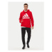 Adidas Mikina Essentials French Terry Big Logo Hoodie IC9365 Červená Regular Fit