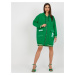 ZELENÁ OVERSIZE MIKINA S VRECKAMI RV-BL-8149.91P-GREEN