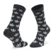 Adidas Súprava 2 párov vysokých dámskych ponožiek Mon Full Gl Crw HC9527 Čierna
