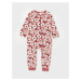 LC Waikiki LCW baby Crew Neck Baby Girl Fleece Jumpsuit