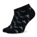 Emporio Armani Súprava 2 párov členkových pánskych ponožiek 302228 3R292 25521 Čierna