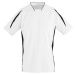 SOĽS Maracana 2 Ssl Uni funkčné tričko SL01638 White / Black