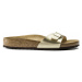 Birkenstock Madrid Birko-Flor Gold Narrow Fit