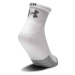 Under Armour HEATGEAR QUARTER 3PK Unisex ponožky, biela, veľkosť