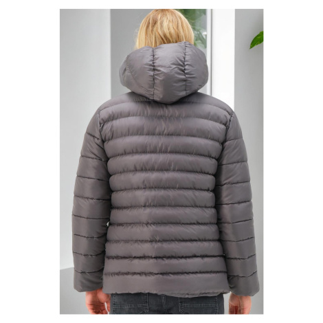 M8658 DEWBERRY MEN'S COAT-PLAIN ANTHRACITE