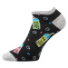 Boma Piki 64 Dámske vzorované ponožky - 3 páry BM000002350700100972 mix B