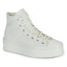 Converse  CHUCK TAYLOR ALL STAR MODERN LIFT PLATFORM CANVAS  Členkové tenisky Biela