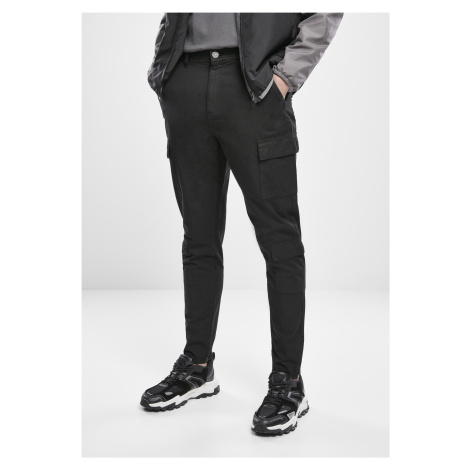 Tapered Double Cargo Pants Black