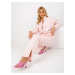 Light pink three-piece tracksuit with trousers