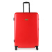 United Colors of Benetton Skořepinový cestovní kufr Cocoon L 96,5 l - červená