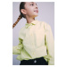 DEFACTO Girls Oversize Fit Poplin Long Sleeve Shirt