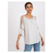 Beige viscose blouse Carney O BELLA