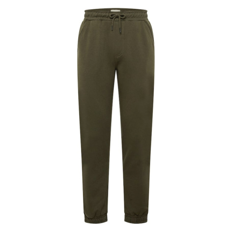 BLEND Športové nohavice 'Downton'  tmavozelená